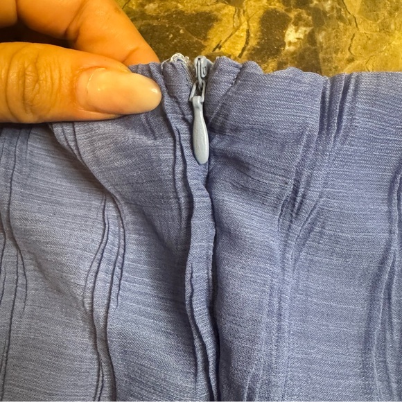 Pretty Little Things Cut Out Romper Size 10 Blue Line Elastic Waistband Boho - Picture 6 of 8